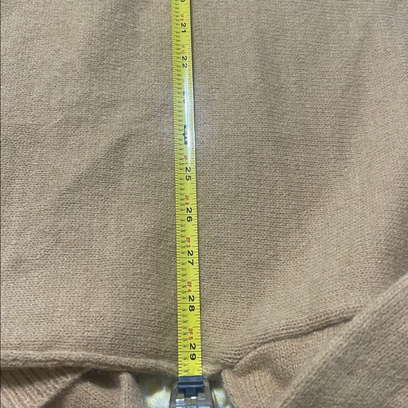 Easel Warm Camel Crew Neck Oversized Sweater Size Medium - Picture 5 of 6